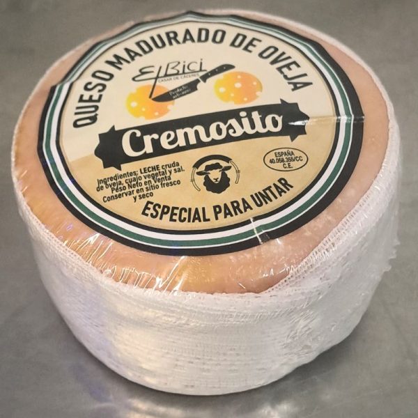 Queso especial para untar Cremosito «El Bici» 600-650grs