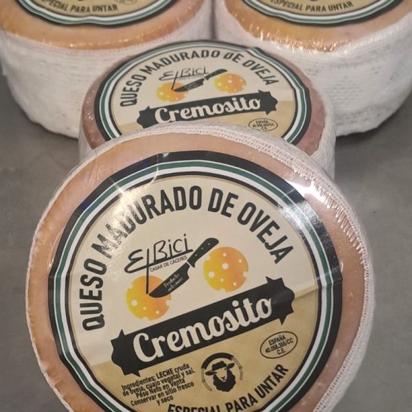 Queso especial para untar Cremosito «El Bici» 600-650grs