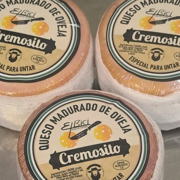 Queso especial para untar Cremosito «El Bici» 600-650grs