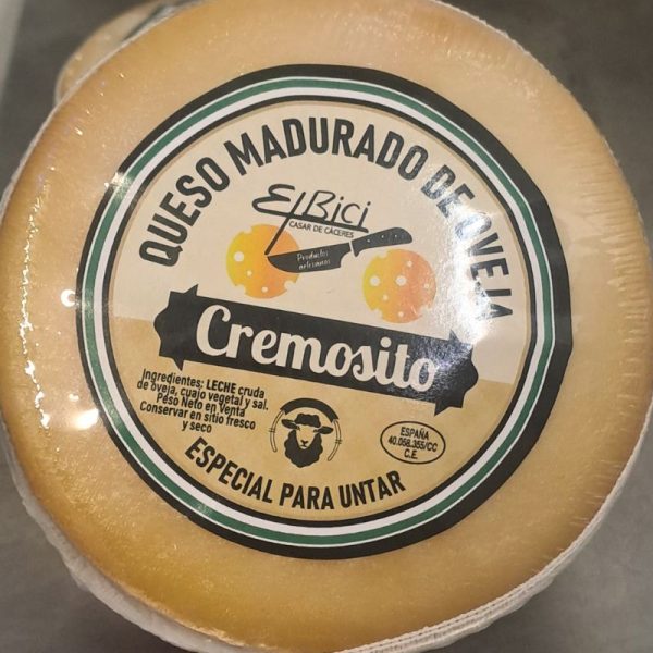 Queso especial para untar Cremosito «El Bici» 600-650grs