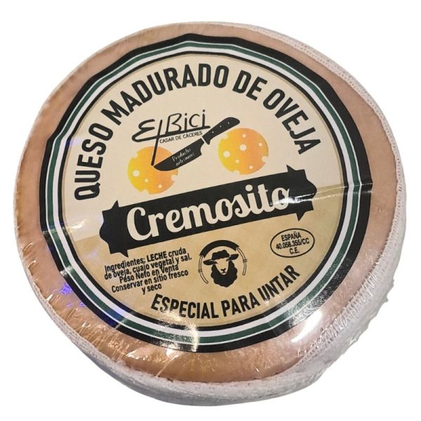 Queso especial para untar Cremosito «El Bici» 600-650grs