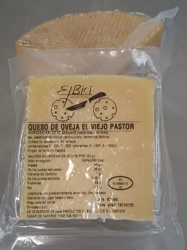 Queso de Oveja Curado "El Viejo Pastor"